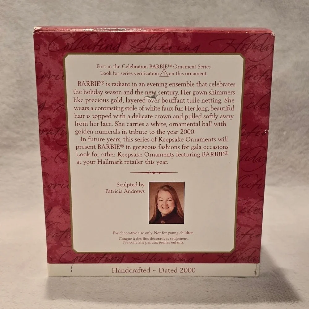 Vtg. Hallmark Keepsake Ornament Barbie Special 2000 Edition New Collector Series